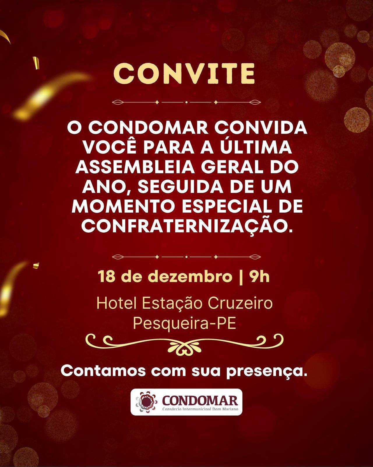 Convite especial — Assembleia Geral 2025